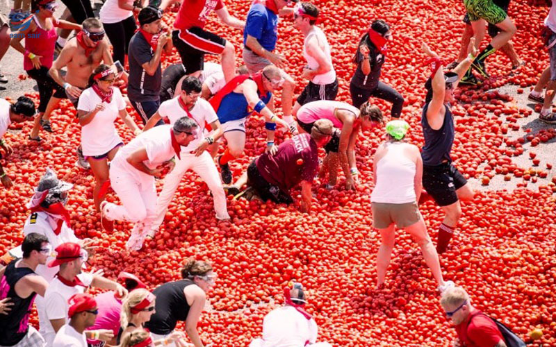 جشن گوجه فرنگی در برنامه تور اسپانیا